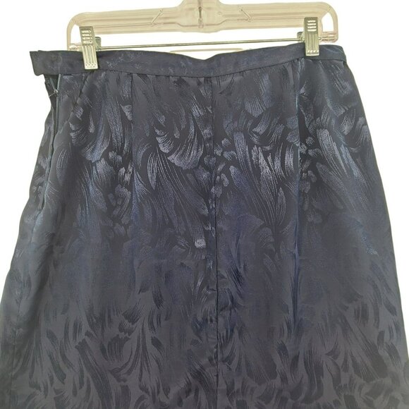 In The Mood Women's Two Piece Blouse/Skirt Combo Blue Size 18 - Picture 14 of 16